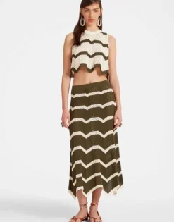 Chevron Skirt