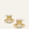 Espresso Cup & Saucer Set of 2