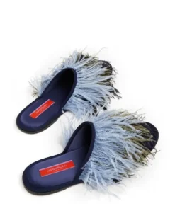 Feather Slippers