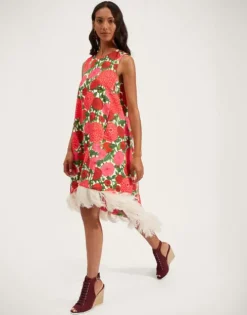 La Scala High Dress (With Feathers)