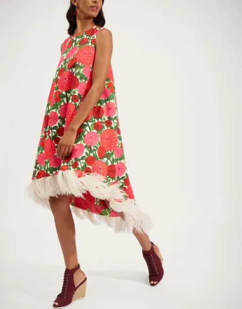 La Scala High Dress (With Feathers)