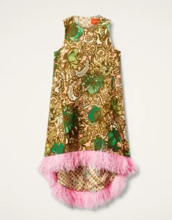 La Scala High Dress (With Feathers)