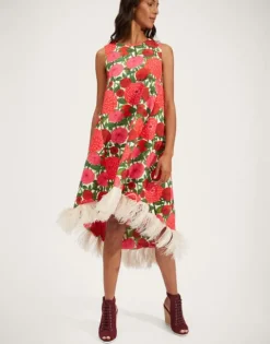 La Scala High Dress (With Feathers)