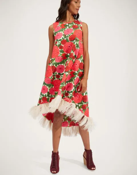 La Scala High Dress (With Feathers)