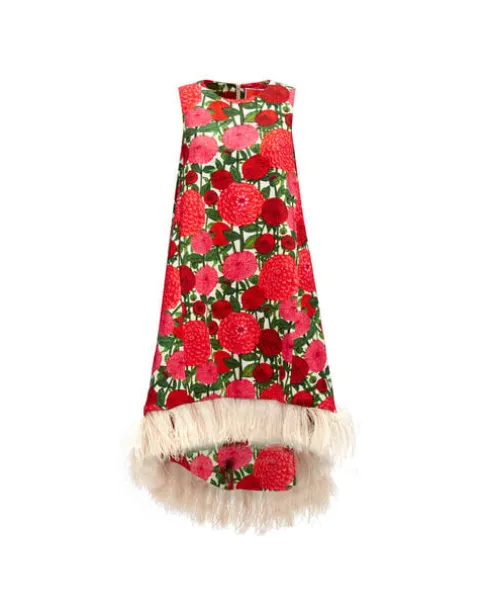 La Scala High Dress (With Feathers)