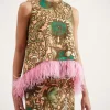 La Scala Top (With Feathers)
