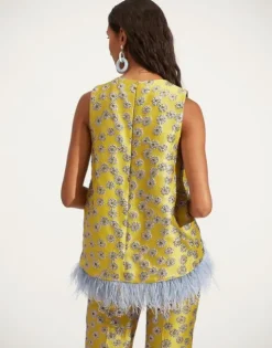 La Scala Top (With Feathers)