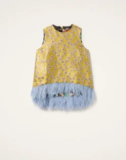 La Scala Top (With Feathers)