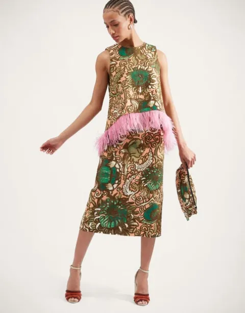 La Scala Top (With Feathers)