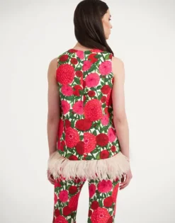 La Scala Top (With Feathers)