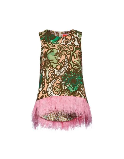 La Scala Top (With Feathers)