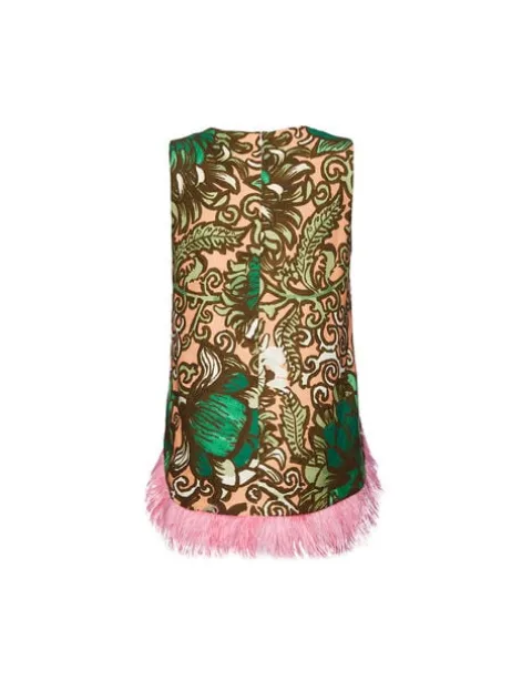 La Scala Top (With Feathers)