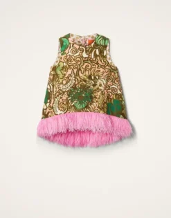 La Scala Top (With Feathers)