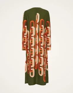 Long Sleeve Midi Swing Dress