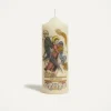 Printed Pillar Candle