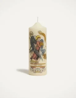 Printed Pillar Candle