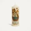 Printed Pillar Candle
