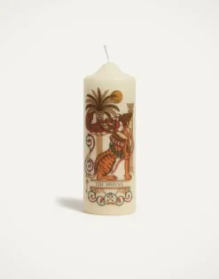 Printed Pillar Candle