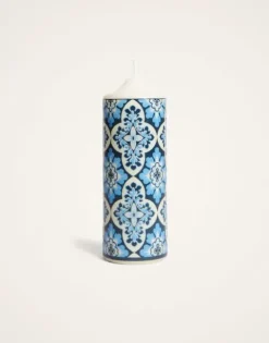 Printed Pillar Candle