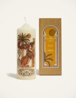 Printed Pillar Candle