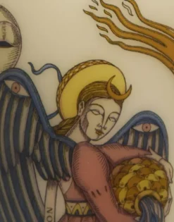 Printed Pillar Candle