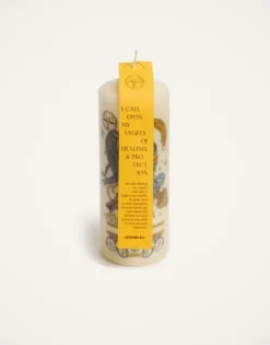 Printed Pillar Candle