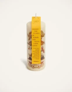 Printed Pillar Candle