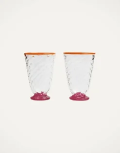 Quilted Glasses Set Of 2