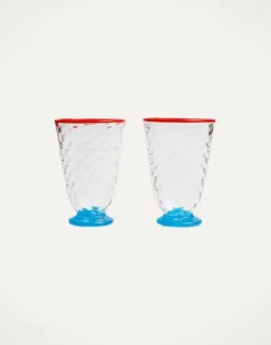 Quilted Glasses Set Of 2