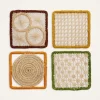 Raffia Coaster Set Of 4