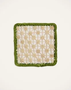 Raffia Coaster Set Of 4