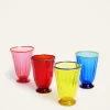 Rainbow Glass Set of 4