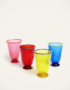 Rainbow Glass Set of 4