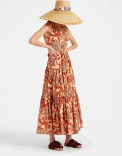 Sleeveless Big Dress V-Neck