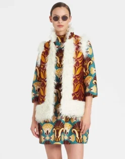 Sleeveless Folk Jacket