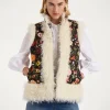 Sleeveless Folk Jacket