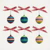 Small Holiday Baubles Set Of 6