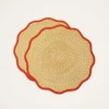 Straw Cloud Placemats Set Of 2