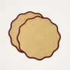 Straw Cloud Placemats Set Of 2