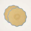 Straw Cloud Placemats Set Of 2