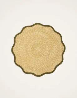 Straw Cloud Placemats Set Of 2