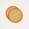 Straw Coasters Set Of 2