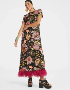 Swing Dress (With Feathers)