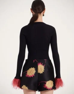 V-Neck High Kick Top