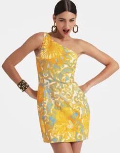 Bold Shoulder Mini Dress