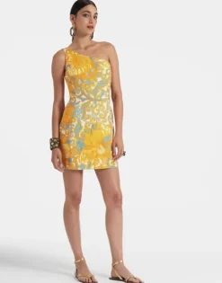 Bold Shoulder Mini Dress