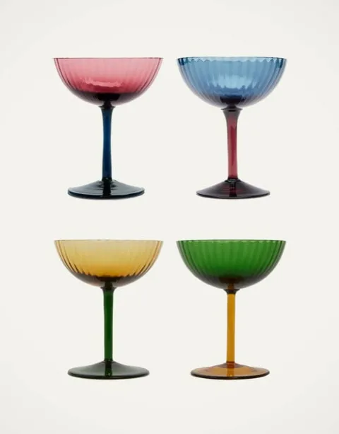 Champagne Coupe Set of 4