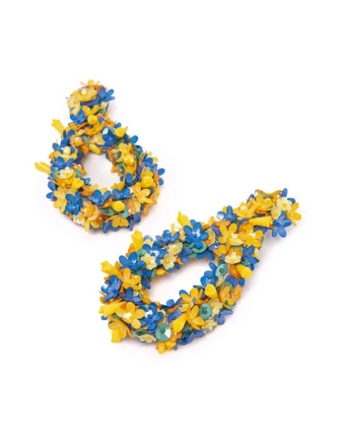 Confetti Hoop Earrings