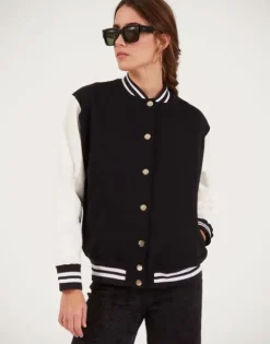 Embroidered Sisterhood Varsity Bomber