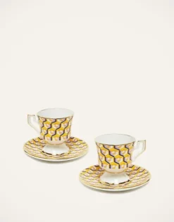 Espresso Cup & Saucer Set of 2